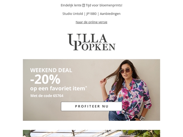 Slechts 48 uur! 20% korting op jouw favoriete item ⏰