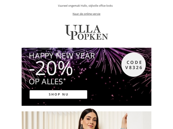 Wees er snel bij... -20% korting op ALLES eindigt snel!