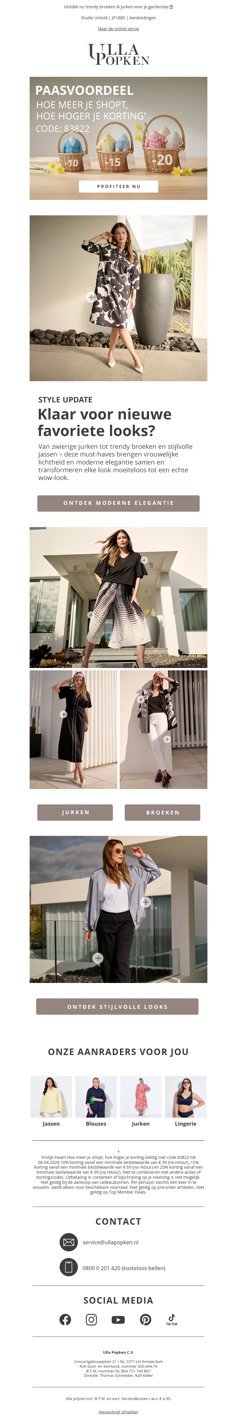 Bespaar tot 20% en shop je nieuwe favoriete looks 🛍️ Bespaar tot 20% en shop je nieuwe favoriete looks 🛍️