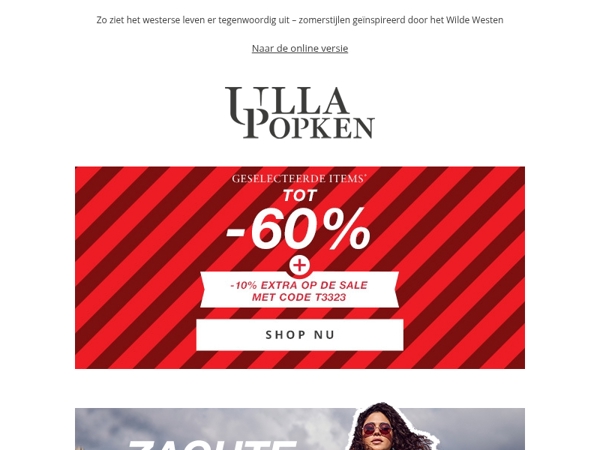 Nu dubbel besparen: -10% extra op afgeprijsde highlights in de SALE