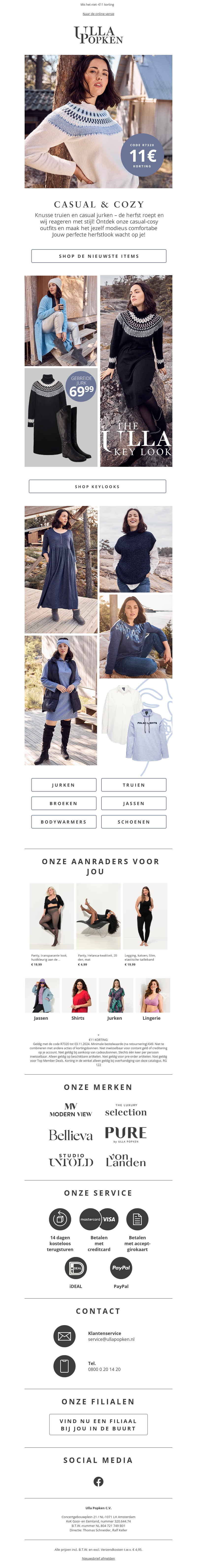 Ontdek knusse truien en casual jurkjes! Ontdek knusse truien en casual jurkjes!