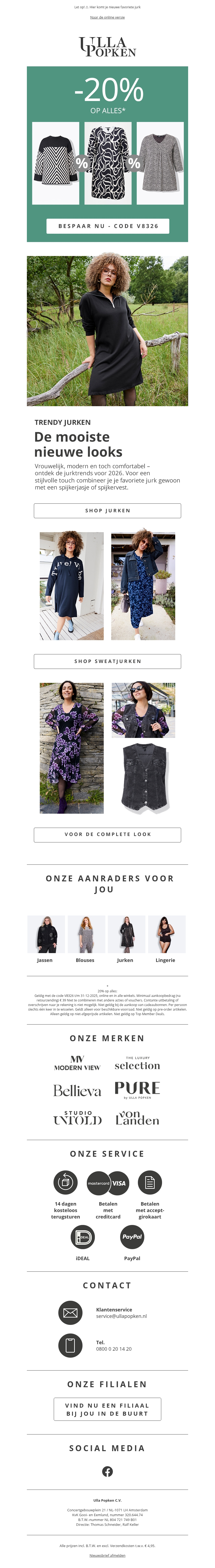 π Exclusief voor jou: -20% op alles - Open je mail voor de code π Exclusief voor jou: -20% op alles - Open je mail voor de code