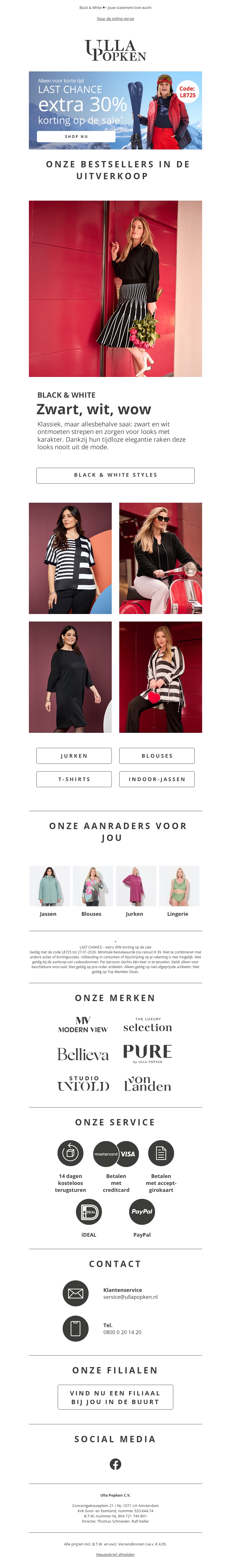 LAST CHANCE: - extra 30% korting op de sale🎯 LAST CHANCE: - extra 30% korting op de sale🎯