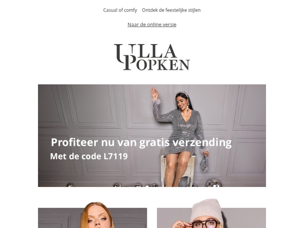 Grijp snel je kans ✈️ GRATIS verzending op je bestelling