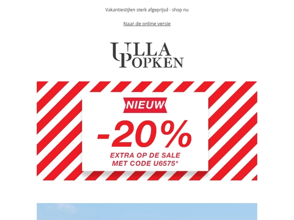 🌞 -20% EXTRA in de SALE