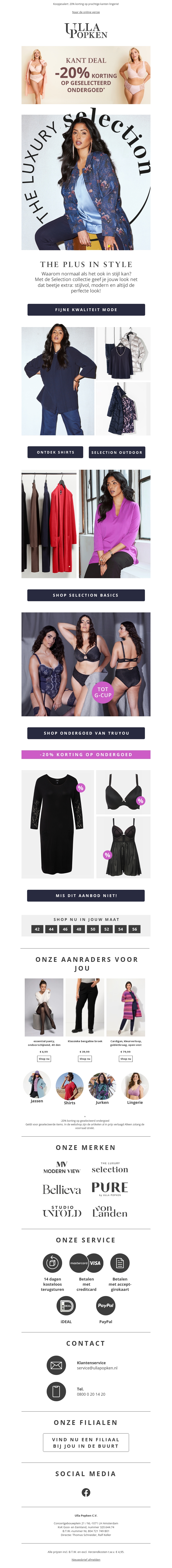 Selection collectie: Geef je look net dat beetje extra! Selection collectie: Geef je look net dat beetje extra!