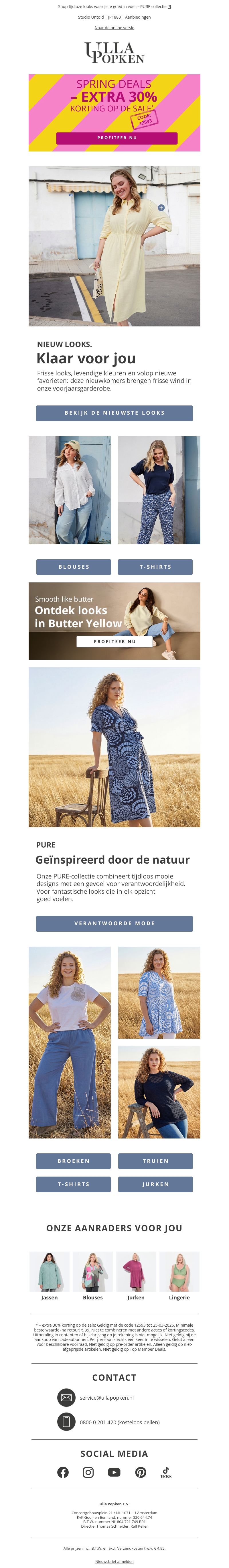 Verlengd! Extra -30% korting op de sale - Shop nu & bespaar🔥 Verlengd! Extra -30% korting op de sale - Shop nu & bespaar🔥