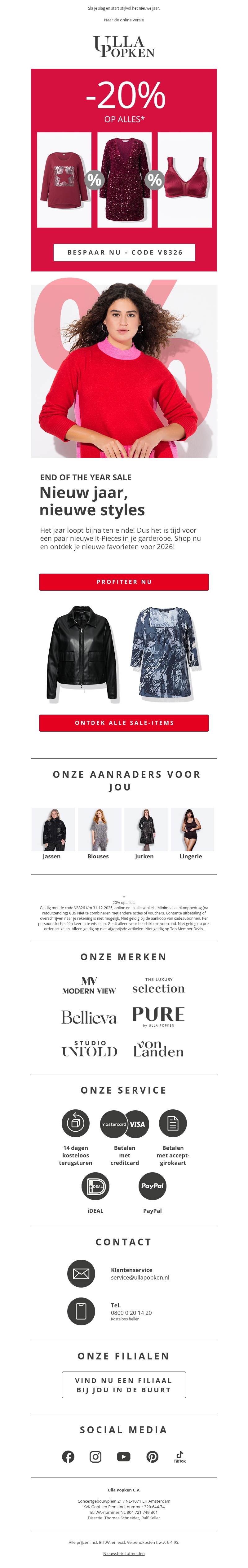 ✨ 20% op je hele aankoop ✨ 20% op je hele aankoop