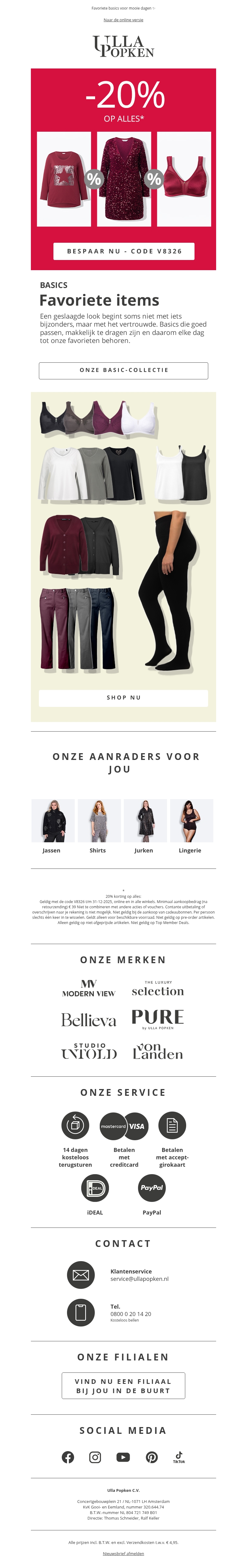 🔔 Shoppen = Besparen! -20% korting op ALLES 🔔 Shoppen = Besparen! -20% korting op ALLES