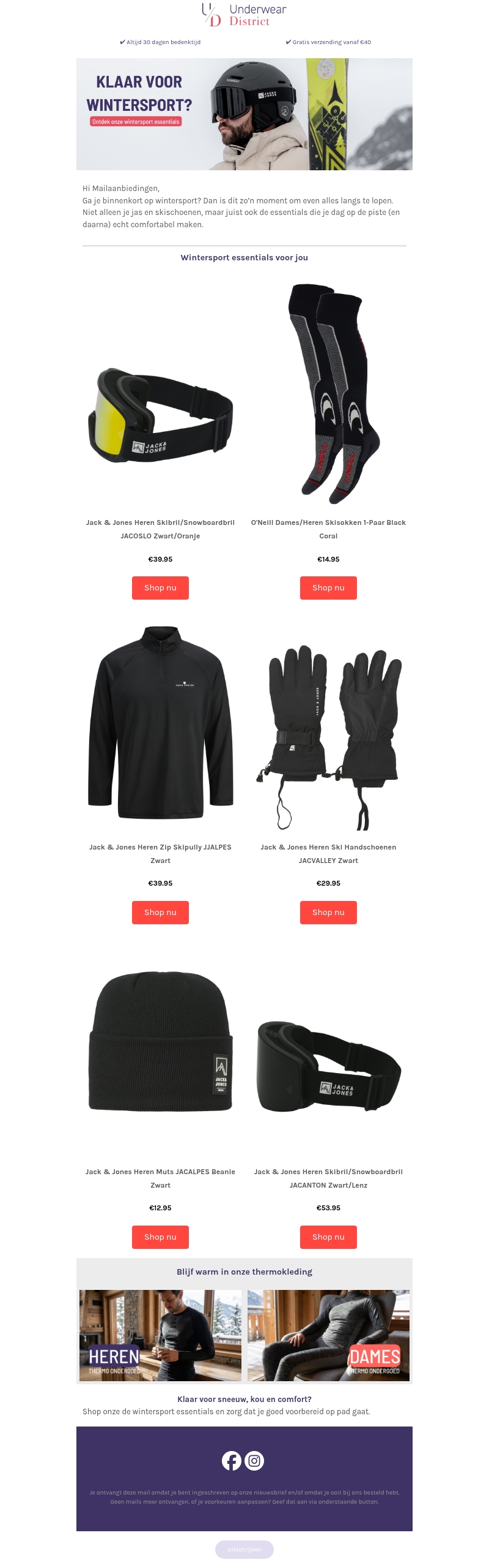 Klaar voor wintersport? ⛷️ Klaar voor wintersport? ⛷️