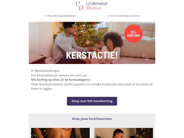 Jouw Kerst wordt nog leuker met 10% extra voordeel 🎁