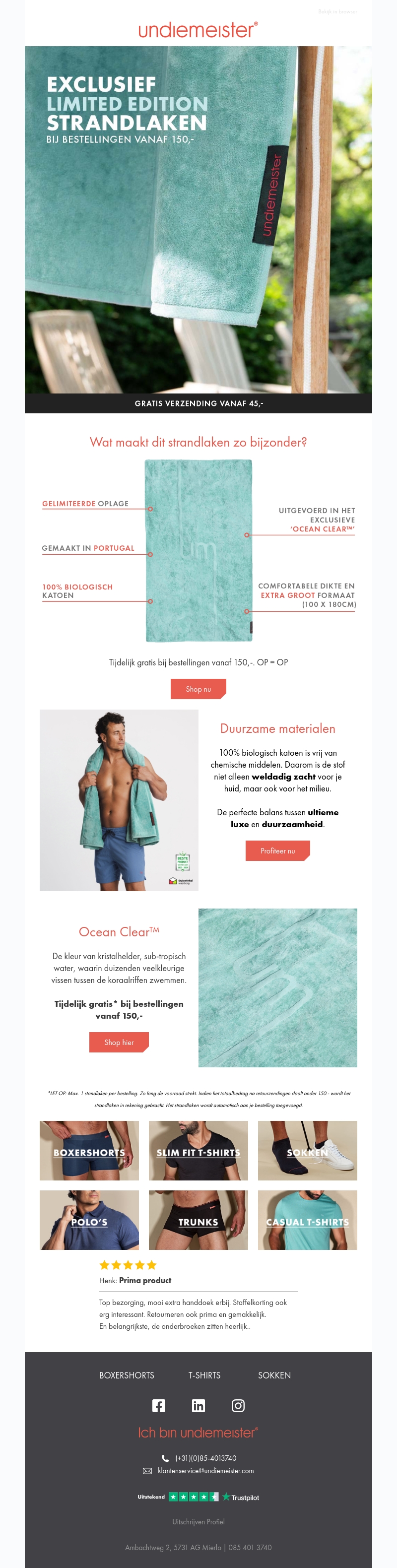 Jouw kans op het speciale limited edition strandlaken Jouw kans op het speciale limited edition strandlaken