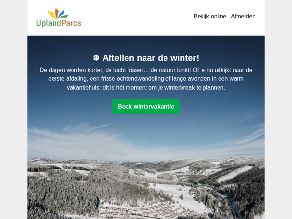 ❄️ Aftellen naar de winter