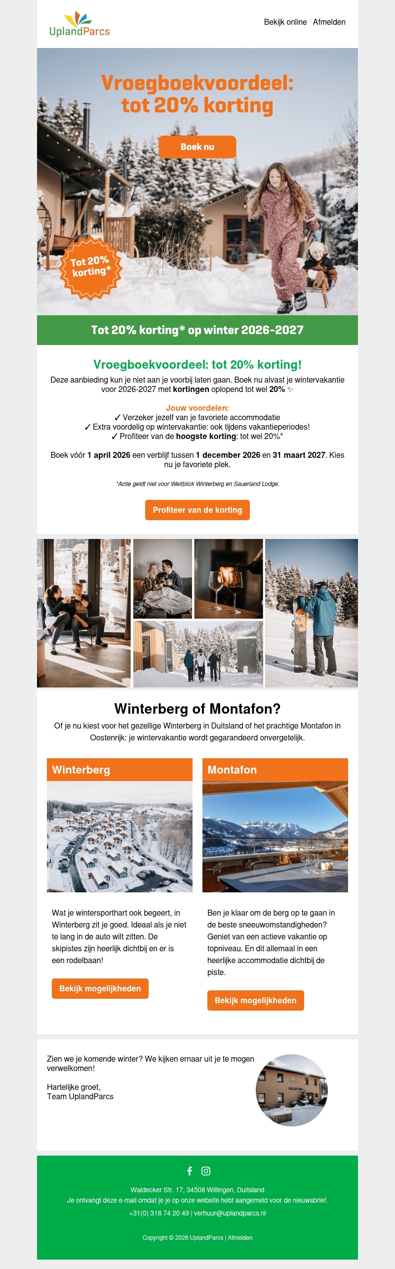 Profiteer nu van onze winterdeal Profiteer nu van onze winterdeal