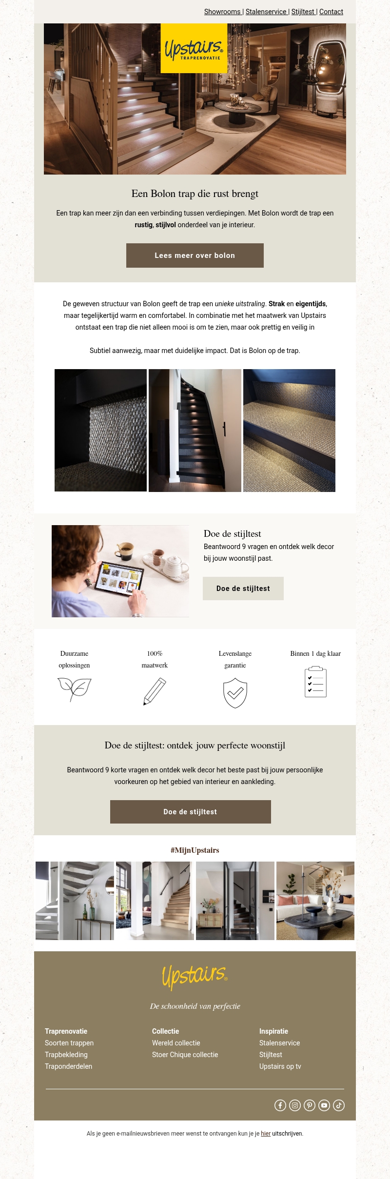 💛 Stille luxe in beeld: een Bolon trap 💛 Stille luxe in beeld: een Bolon trap