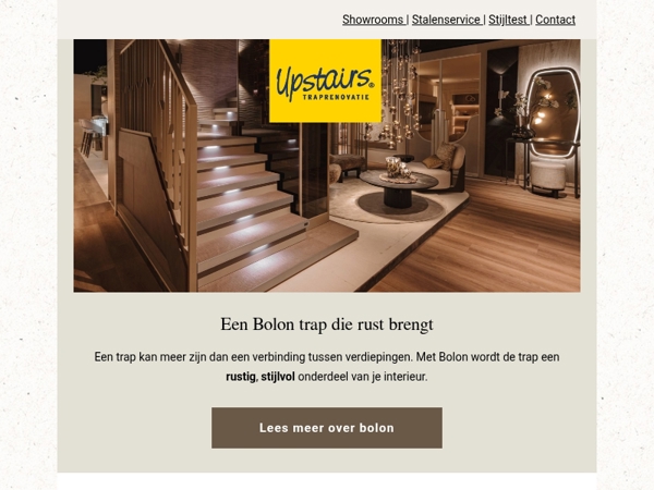 💛 Stille luxe in beeld: een Bolon trap