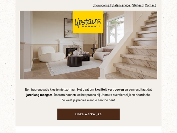 💛 Zo verloopt jouw traprenovatie bij Upstairs