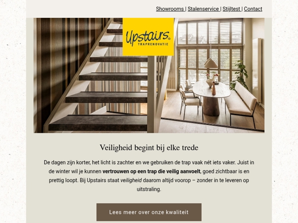 💛 Veilig de trap op – ook op donkere winterdagen