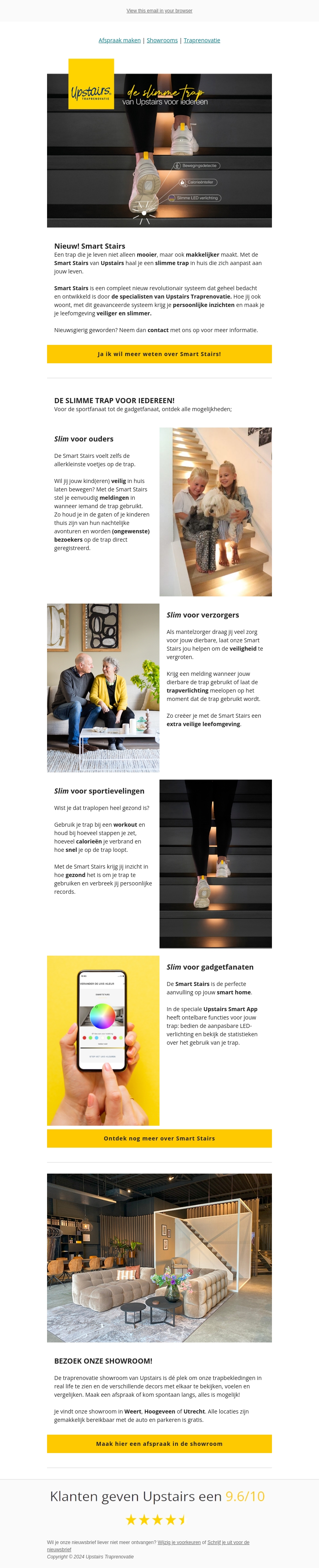 NIEUW! Smart Stairs - de slimme trap voor iedereen. NIEUW! Smart Stairs - de slimme trap voor iedereen.