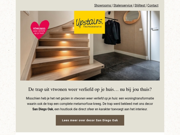 💛 De trap uit de vtwonen aflevering – nu met €400 korting!