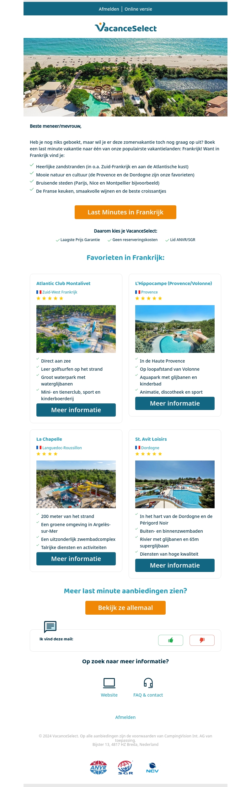 Boek nu je last minute zomervakantie naar Frankrijk! Boek nu je last minute zomervakantie naar Frankrijk!