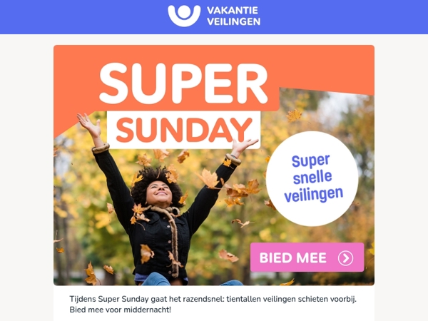 Yes, het is weer Super Sunday🥳