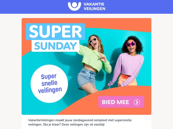Zondagavond = supersnelle veilingen⏱️
