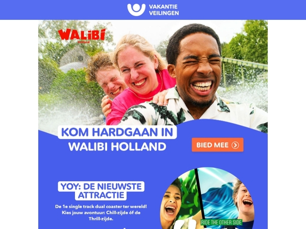 Kom deze zomer HARDGAAN in Walibi Holland🎢