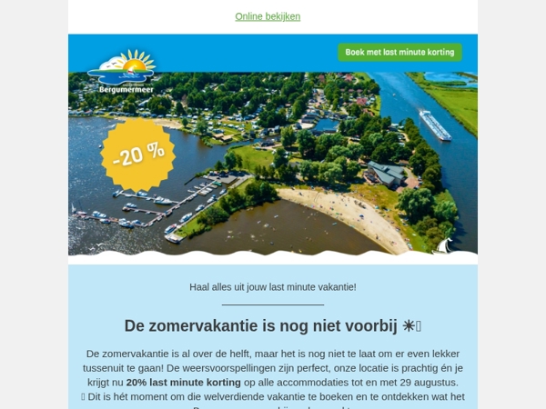 Vier de zomervakantie nu het nog kan! ☀️
