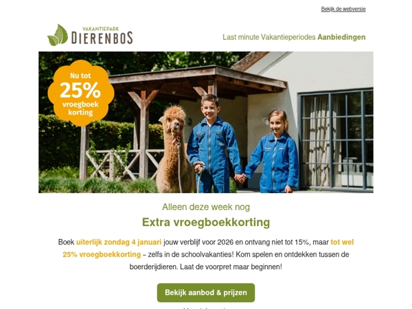 Laatste kans: alleen deze week nog