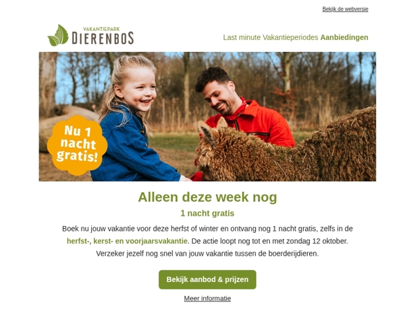 Profiteer alleen deze week nog