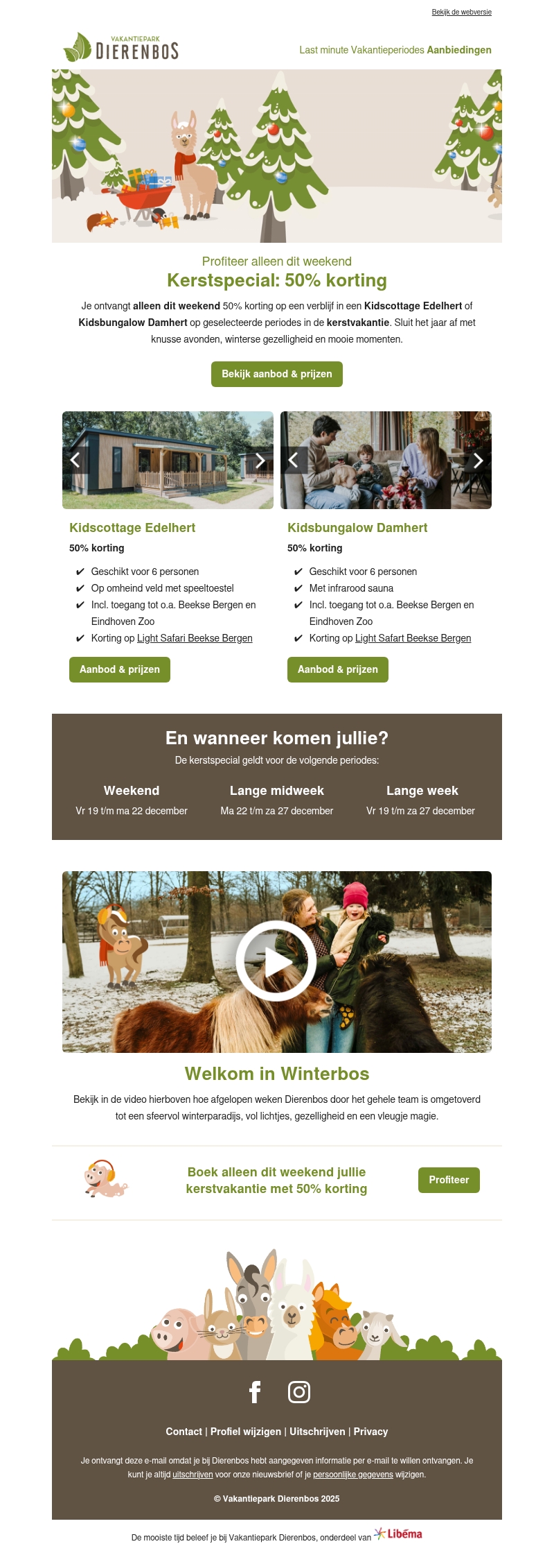 Kerstspecial: maar liefst 50% korting Kerstspecial: maar liefst 50% korting