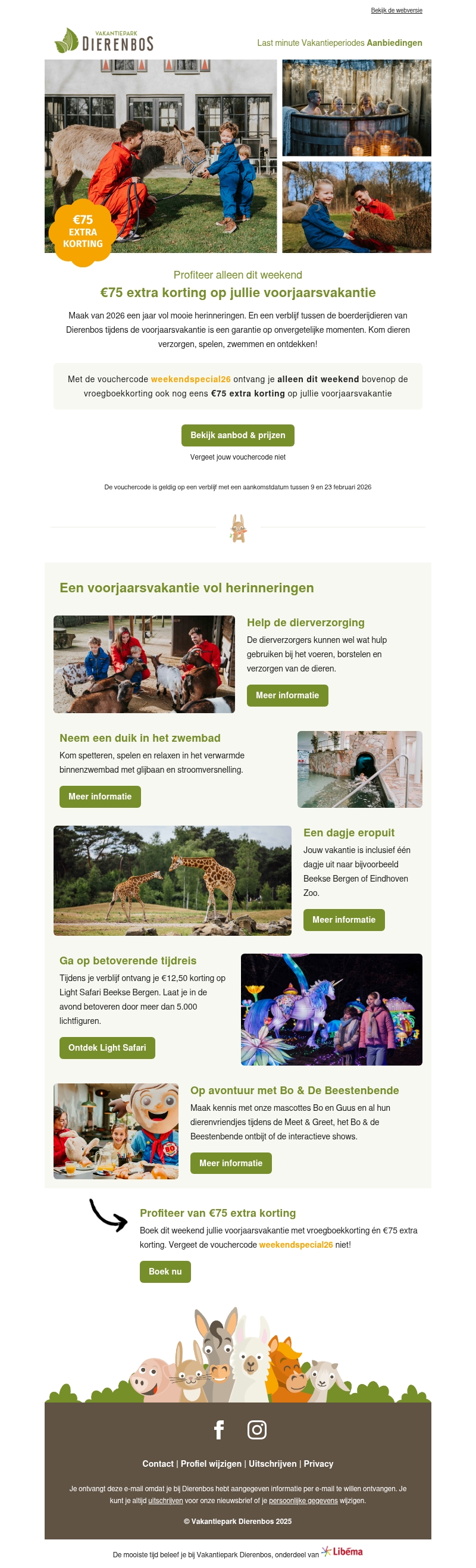 Alleen dit weekend: €75 extra korting Alleen dit weekend: €75 extra korting