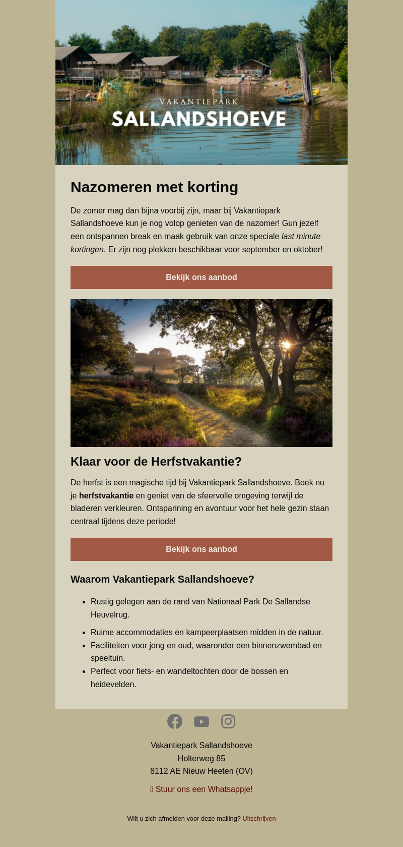 Nazomeren met korting Nazomeren met korting