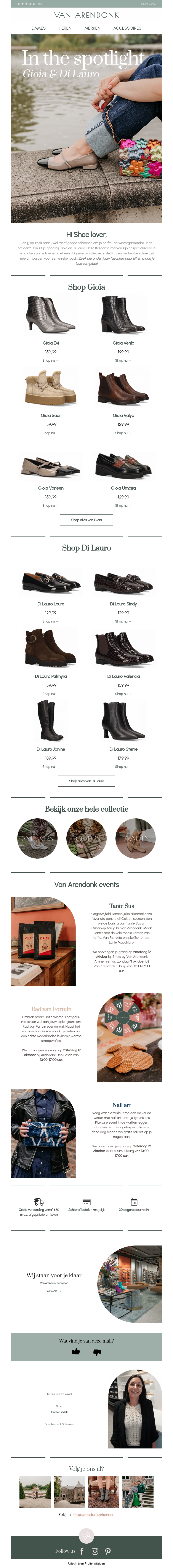 Exclusief bij van Arendonk | Gioia & Di Lauro π« Exclusief bij van Arendonk | Gioia & Di Lauro π«