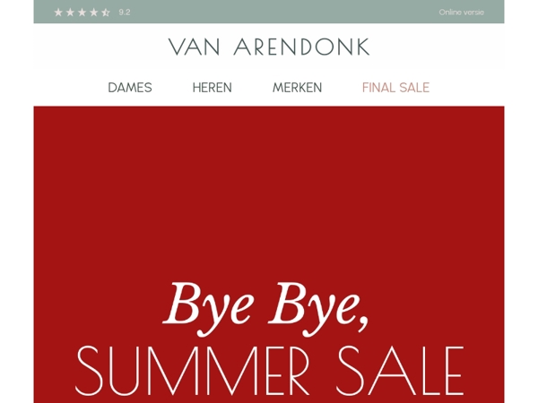 Laatste dag: Summer Sale eindigt vannacht! 👀