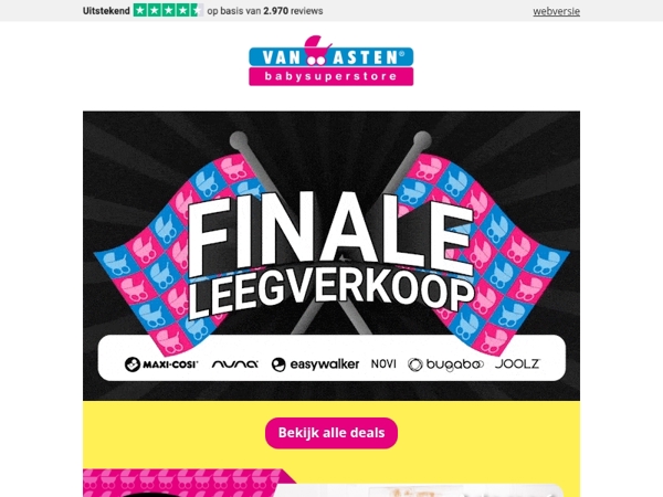 De Finale Leegverkoop is in volle gang!