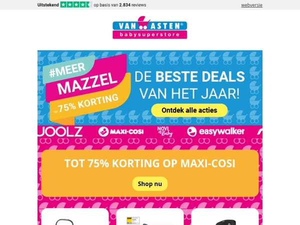 #MeerMazzel Deals - scoor nu je voordeel!