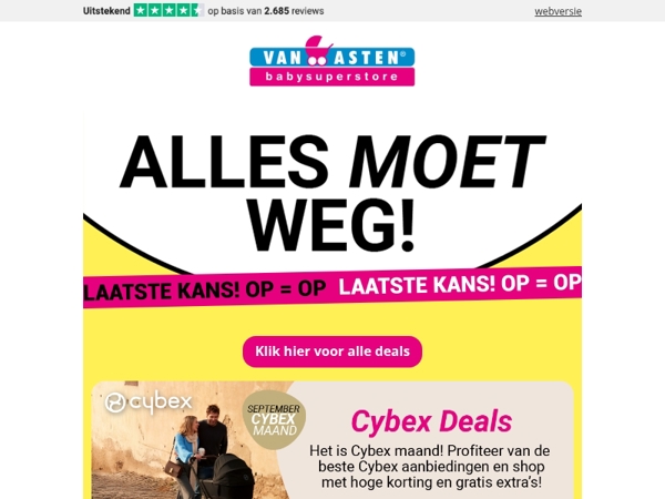 Cybex Maand: de beste deals en heel veel extra's!