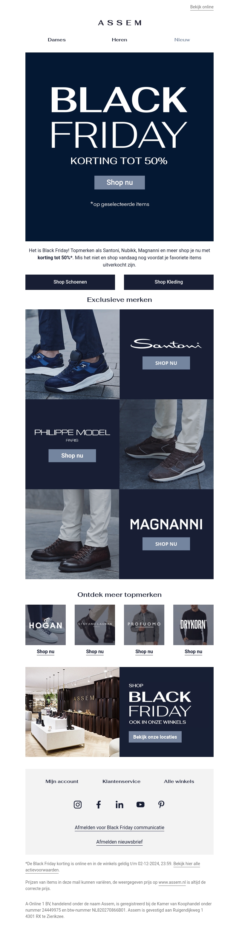 ⚠️ Tot 50% korting op topmerken ⚠️ Tot 50% korting op topmerken