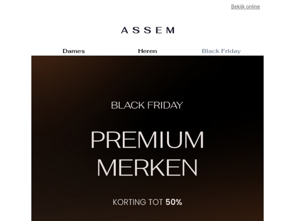 Tot 50% korting op premium merken 📢