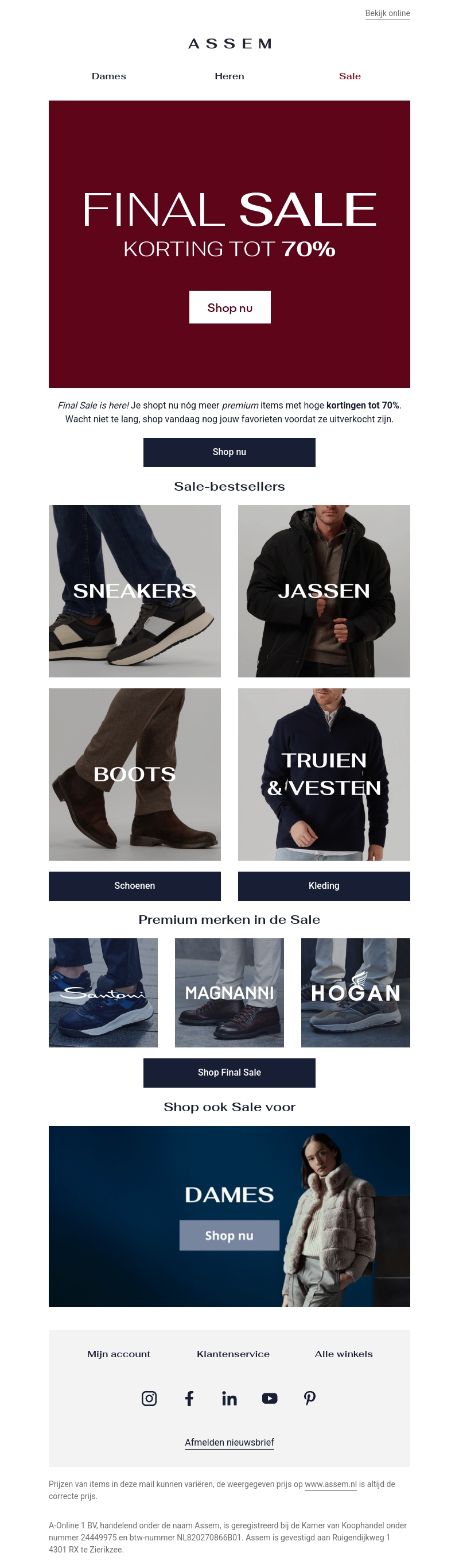 FINAL SALE | TOT 70% KORTING π₯ FINAL SALE | TOT 70% KORTING π₯