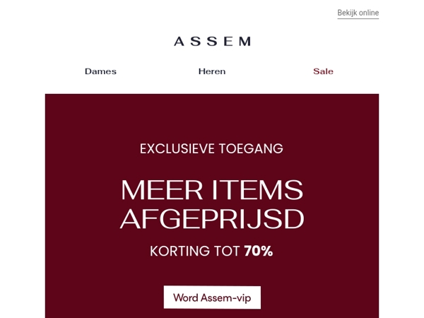 🔔 NU tot 70% korting | Ontvang exclusieve toegang