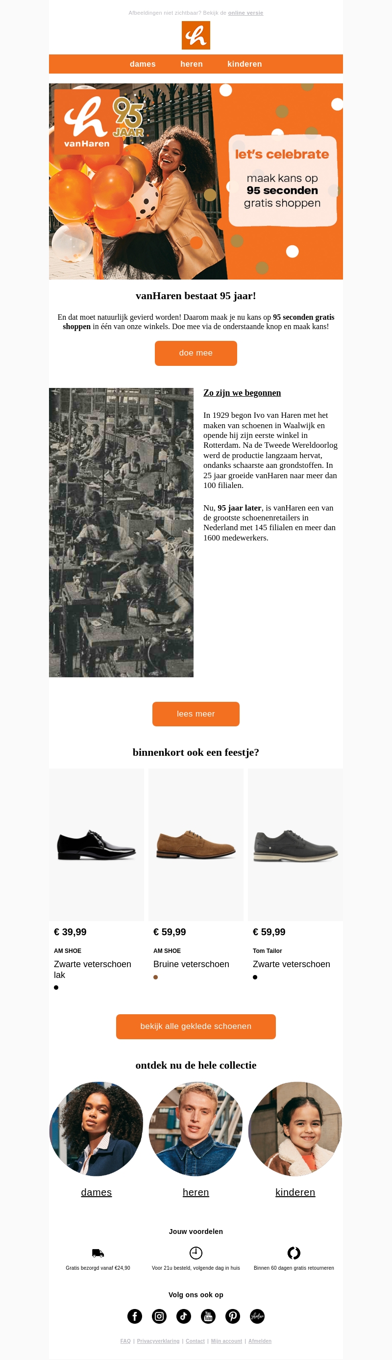 π vanHaren bestaat 95 jaar! π π vanHaren bestaat 95 jaar! π