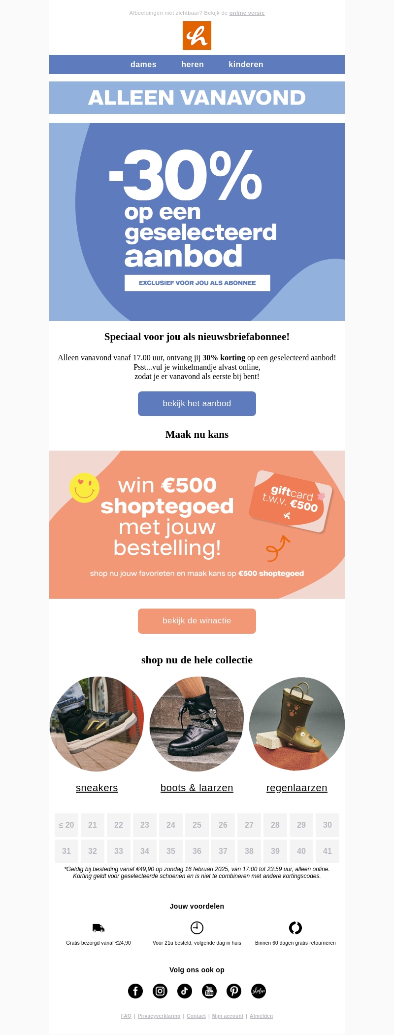 Vanavond exclusieve 30% korting! ππ Vanavond exclusieve 30% korting! ππ