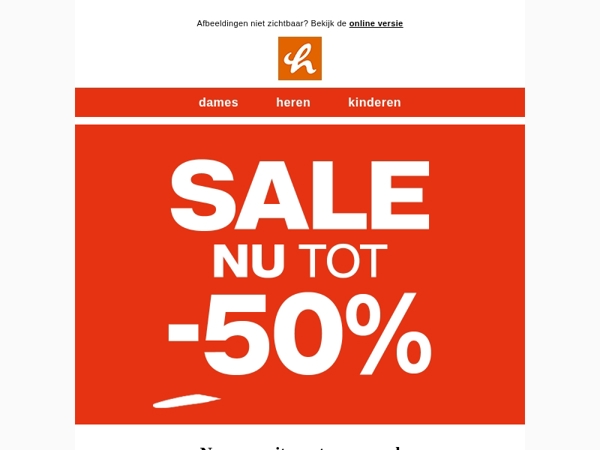 Sale tot -50% - Scoor jouw deal! 🚨