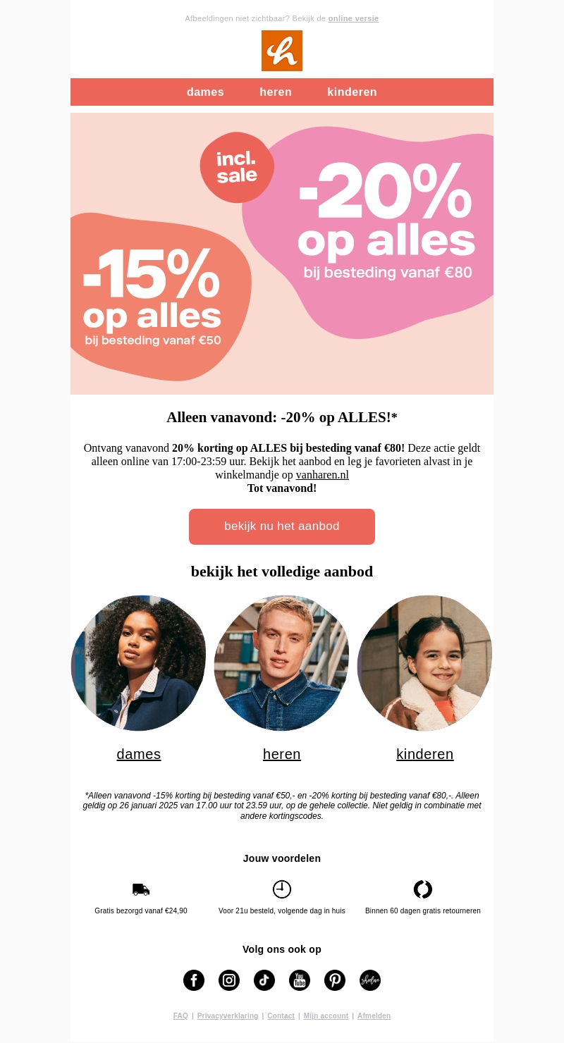 Alleen vanavond: -20% op ALLES! 💥 Alleen vanavond: -20% op ALLES! 💥