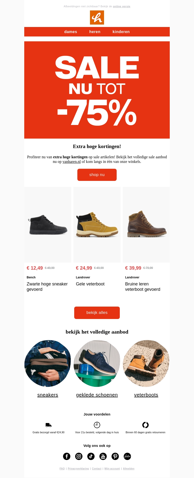 Extra hoge kotingen op SALE! 🤩 Extra hoge kotingen op SALE! 🤩