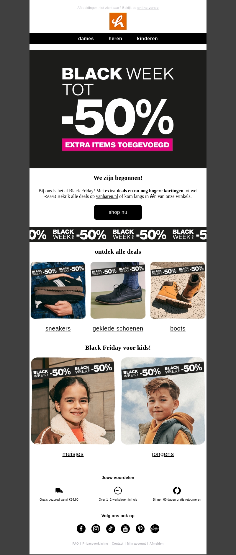 Black Friday is begonnen! Extra deals tot -50% 🖤✨ Black Friday is begonnen! Extra deals tot -50% 🖤✨