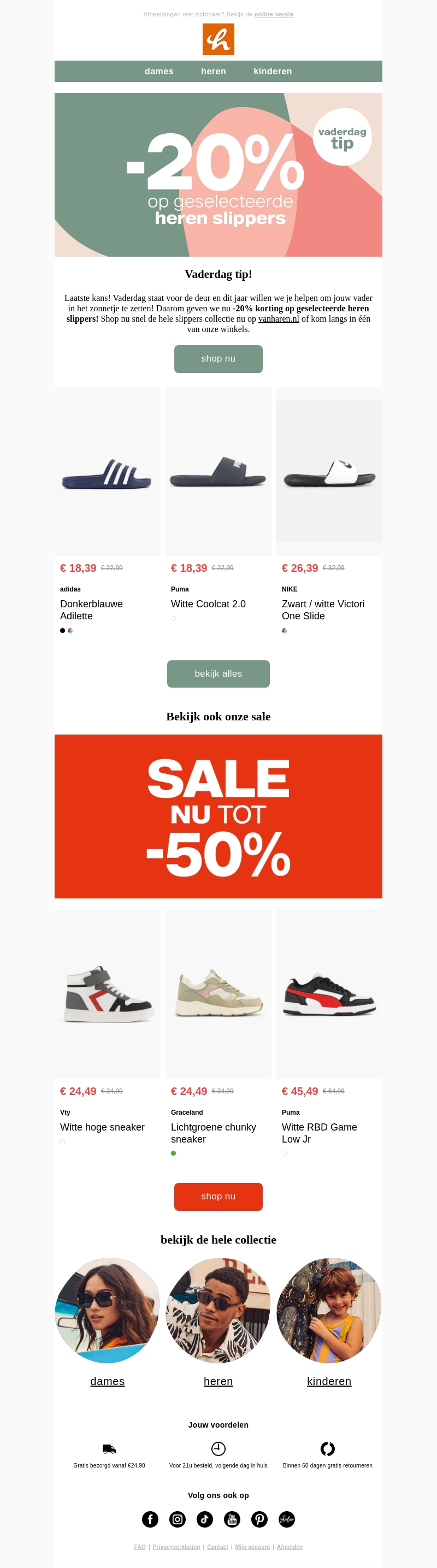 Laatste kans! Shop nog snel onze vaderdag deals! 🎁 Laatste kans! Shop nog snel onze vaderdag deals! 🎁